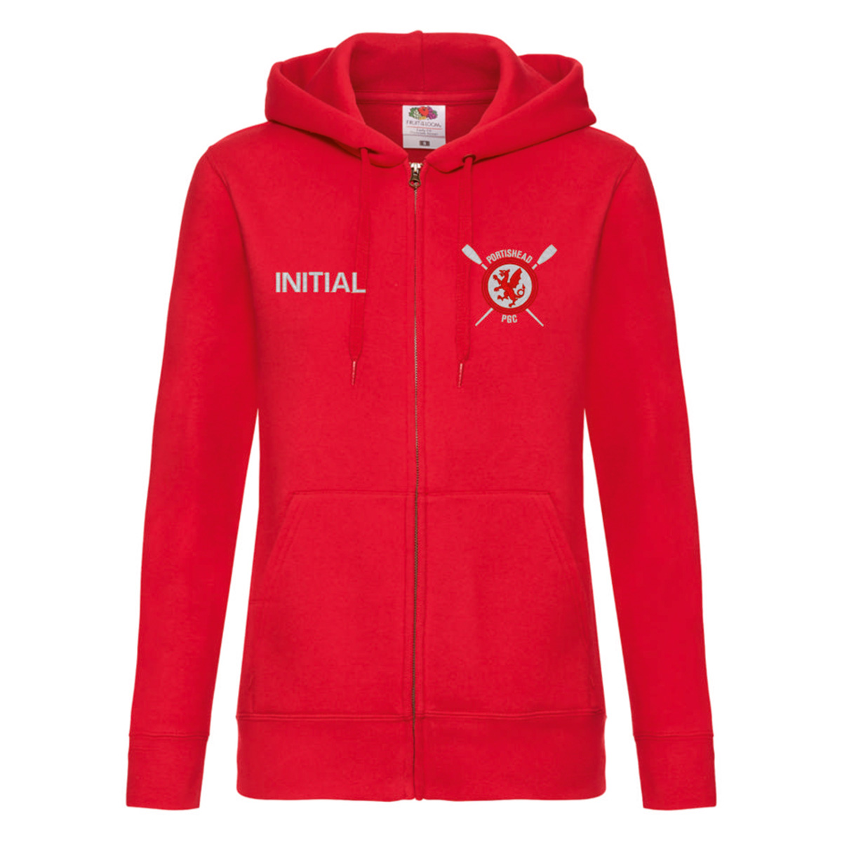 SS82 LADIES ZIP HOODED TOP - Portishead PGC - Image 2