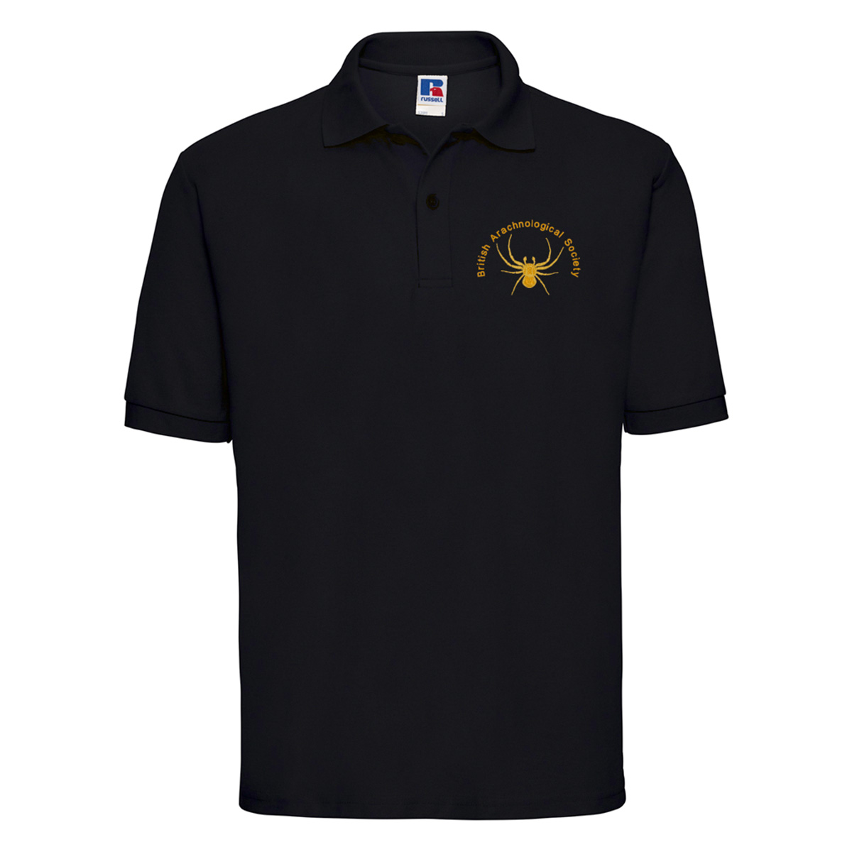 539M Unisex Polo Shirt - British Arachnological Society - Image 5