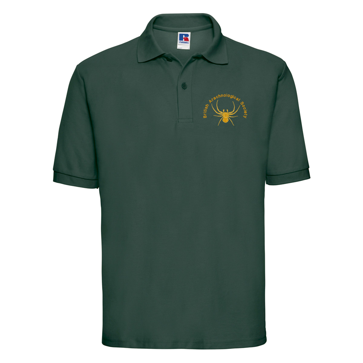 539M Unisex Polo Shirt - British Arachnological Society - Image 3