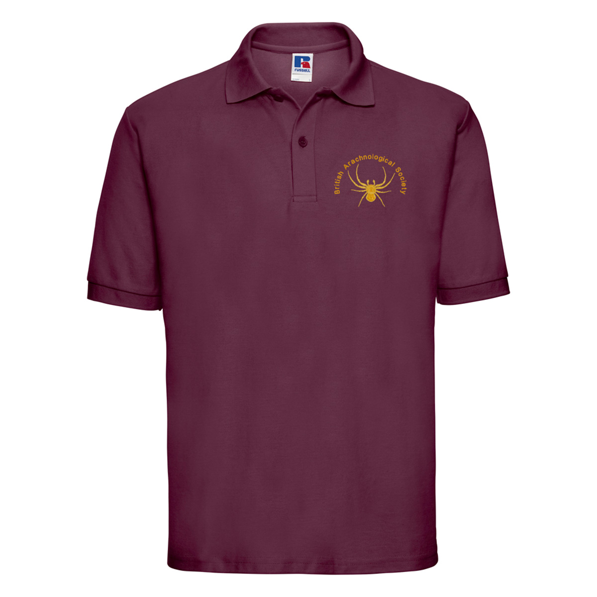 539M Unisex Polo Shirt - British Arachnological Society - Image 4