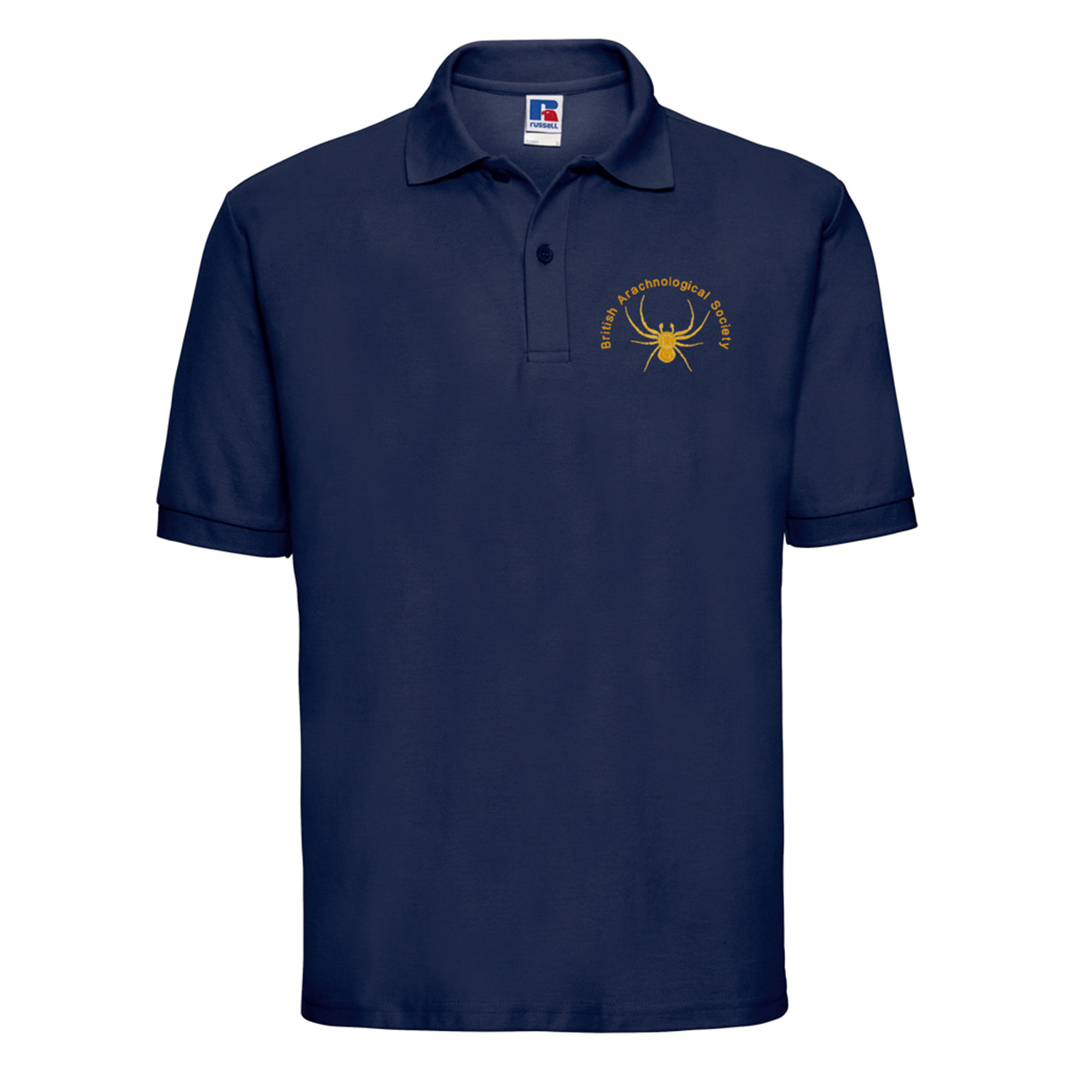 539M Unisex Polo Shirt - British Arachnological Society - Image 2