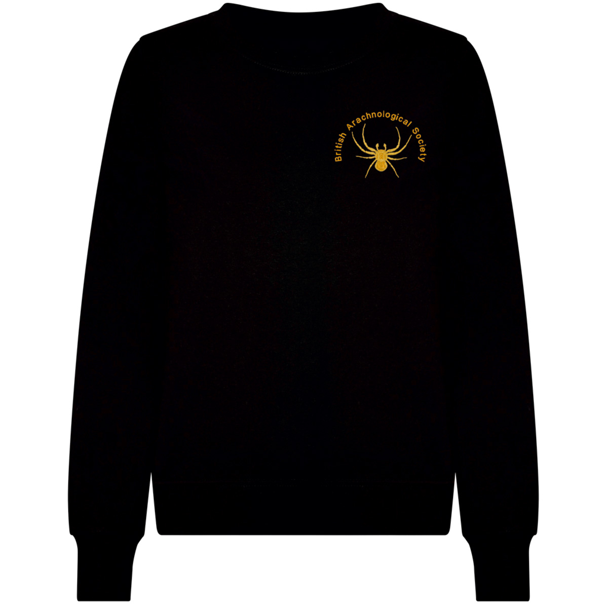 JH030F Ladies Sweatshirt - British Arachnological Society - Image 2