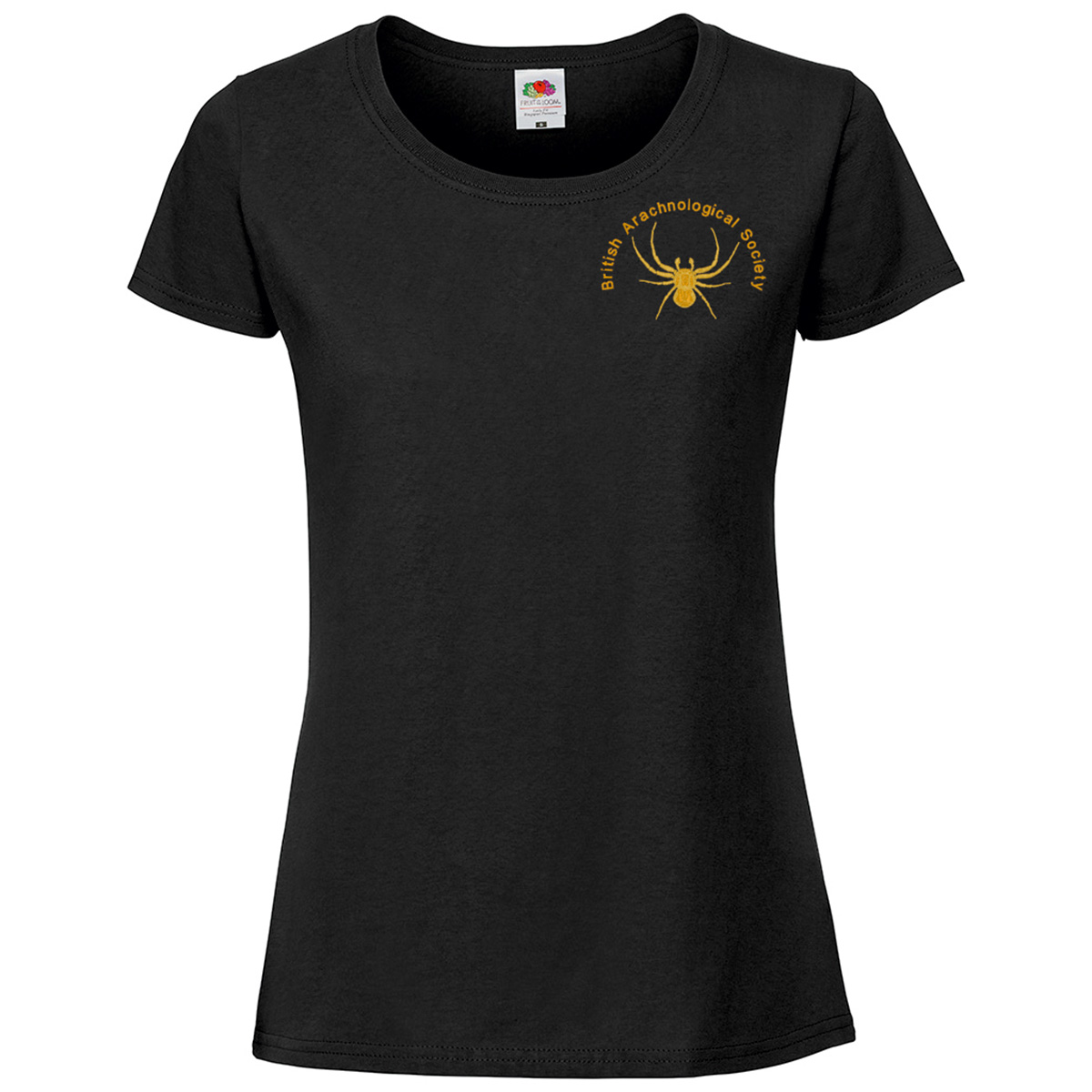 SS720 Female Fit T-Shirt - British Arachnological Society - Image 4