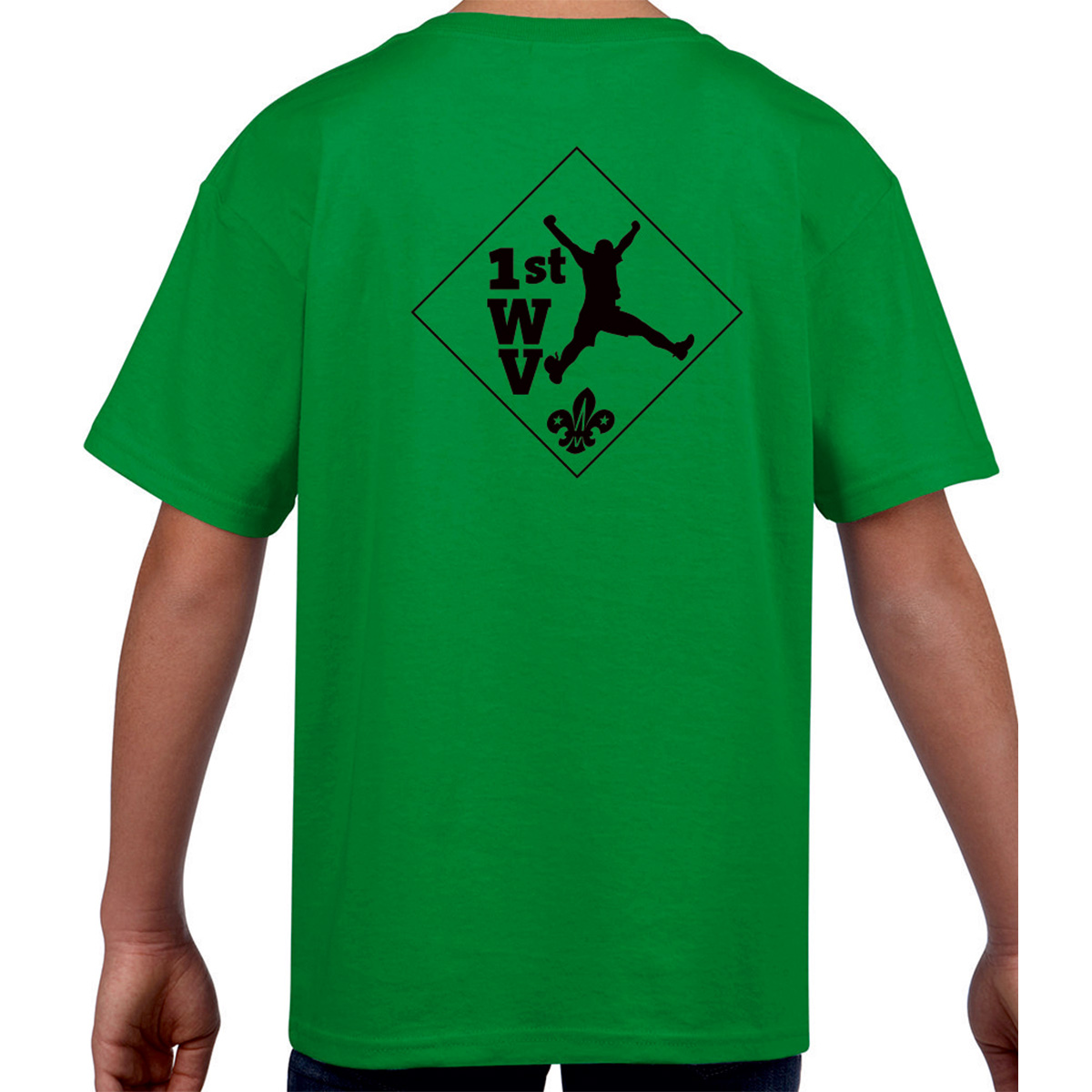 GD01 Adult T-Shirt - 1st Weston Village Scouts - Image 2