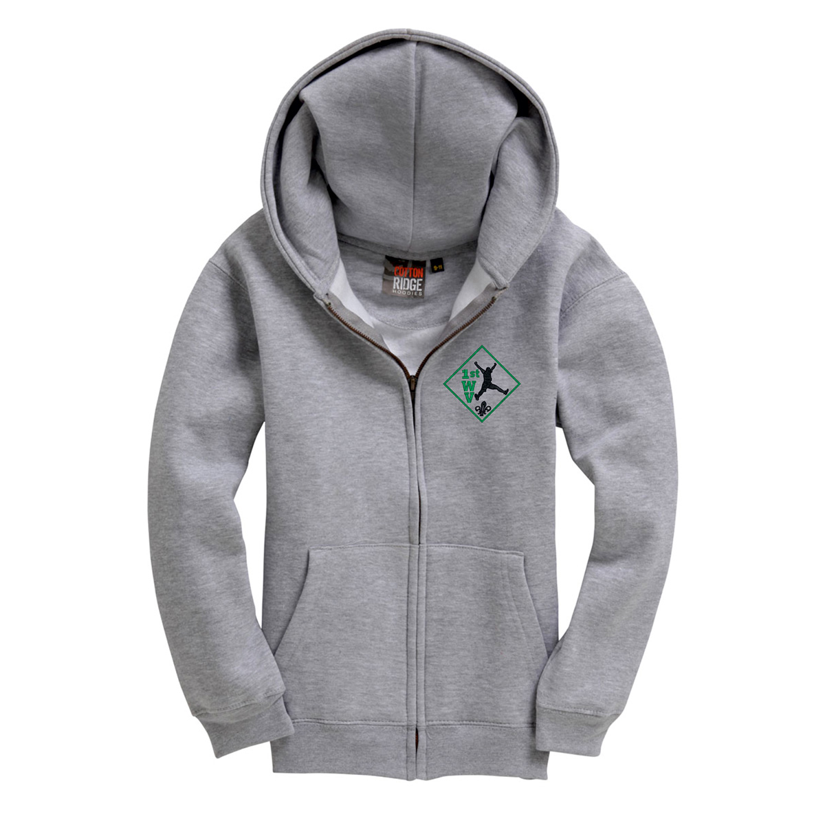 w88 kids zip hood front-square
