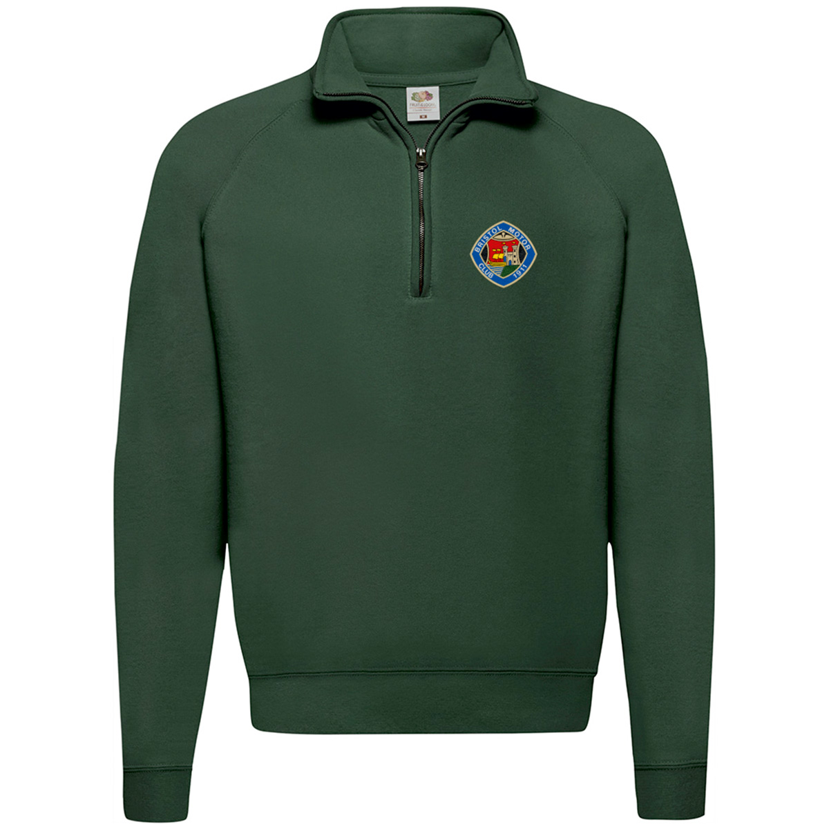SS17 1/4 Zip Sweatshirt - Bristol Motor Club - Image 6