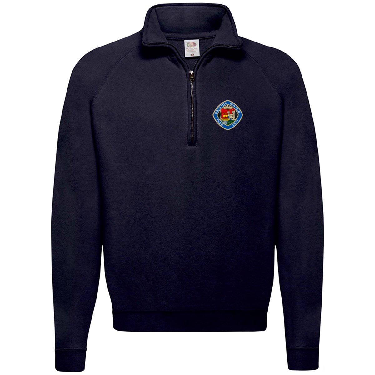 SS17 1/4 Zip Sweatshirt - Bristol Motor Club - Image 3