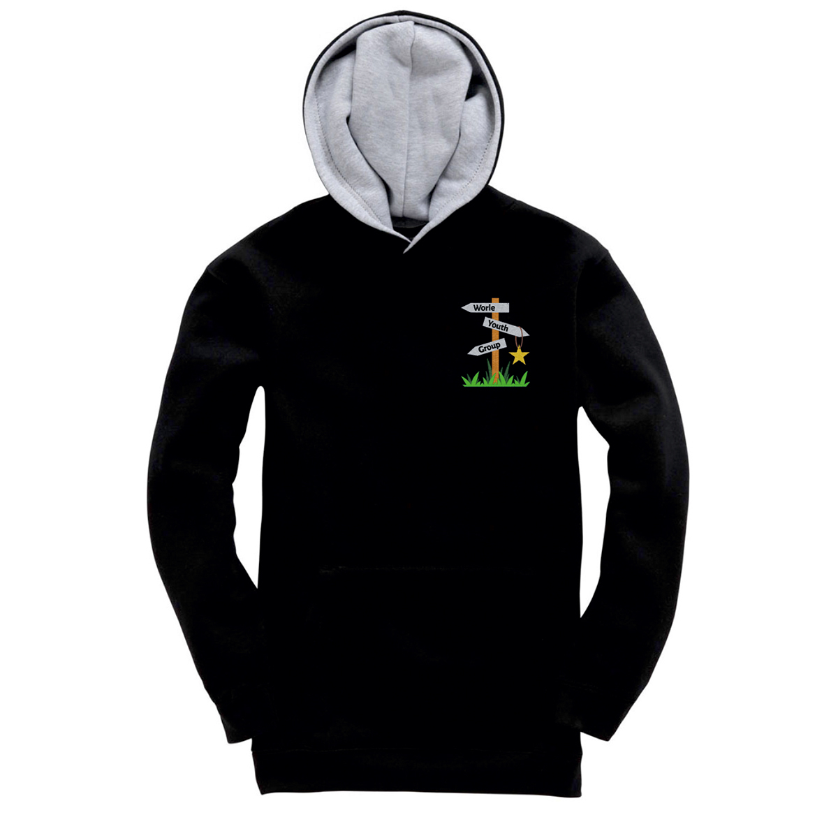 W73K Kids Hooded Top - Worle Youth Group - Image 3