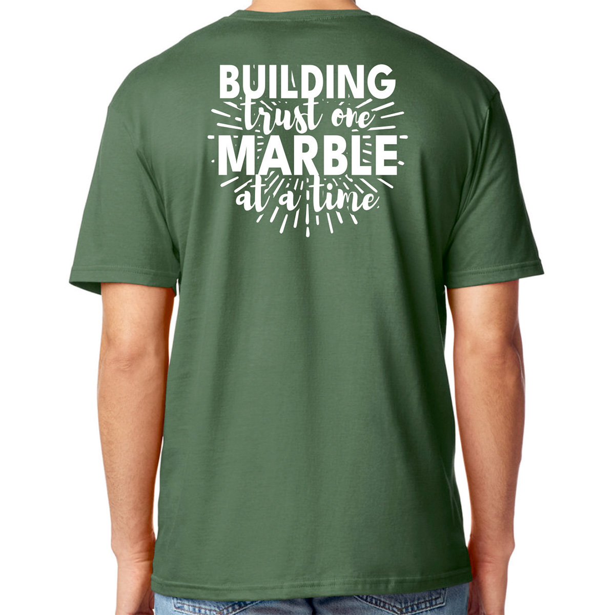 GD01 - Collie Culture Club Unisex Graphic T-Shirt - Building Trust One Marble At A Time - Image 5