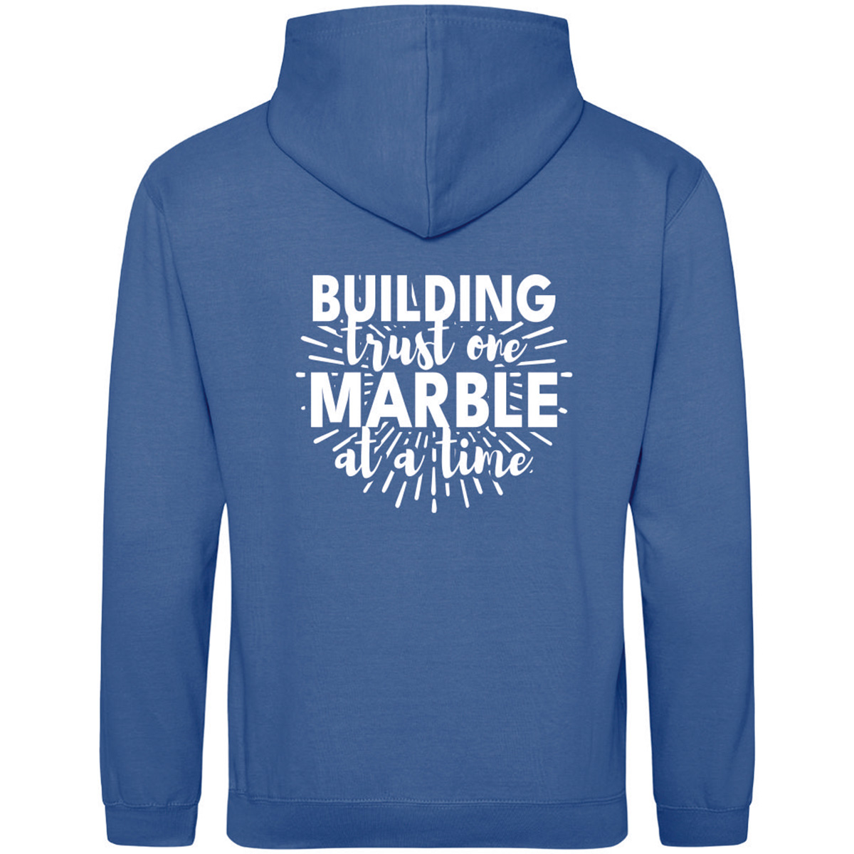 JH001 Collie Culture Club Graphic Hooded Top - Building Trust One Marble At A Time - Image 4